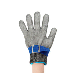 Life Protector Fiber / Stainless Steel Mesh Small Cut-Resistant Glove - Level 9, Food Safe - 8 3/4