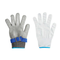 Life Protector Fiber / Stainless Steel Mesh Extra Large Cut-Resistant Glove - Level 9, Food Safe - 10