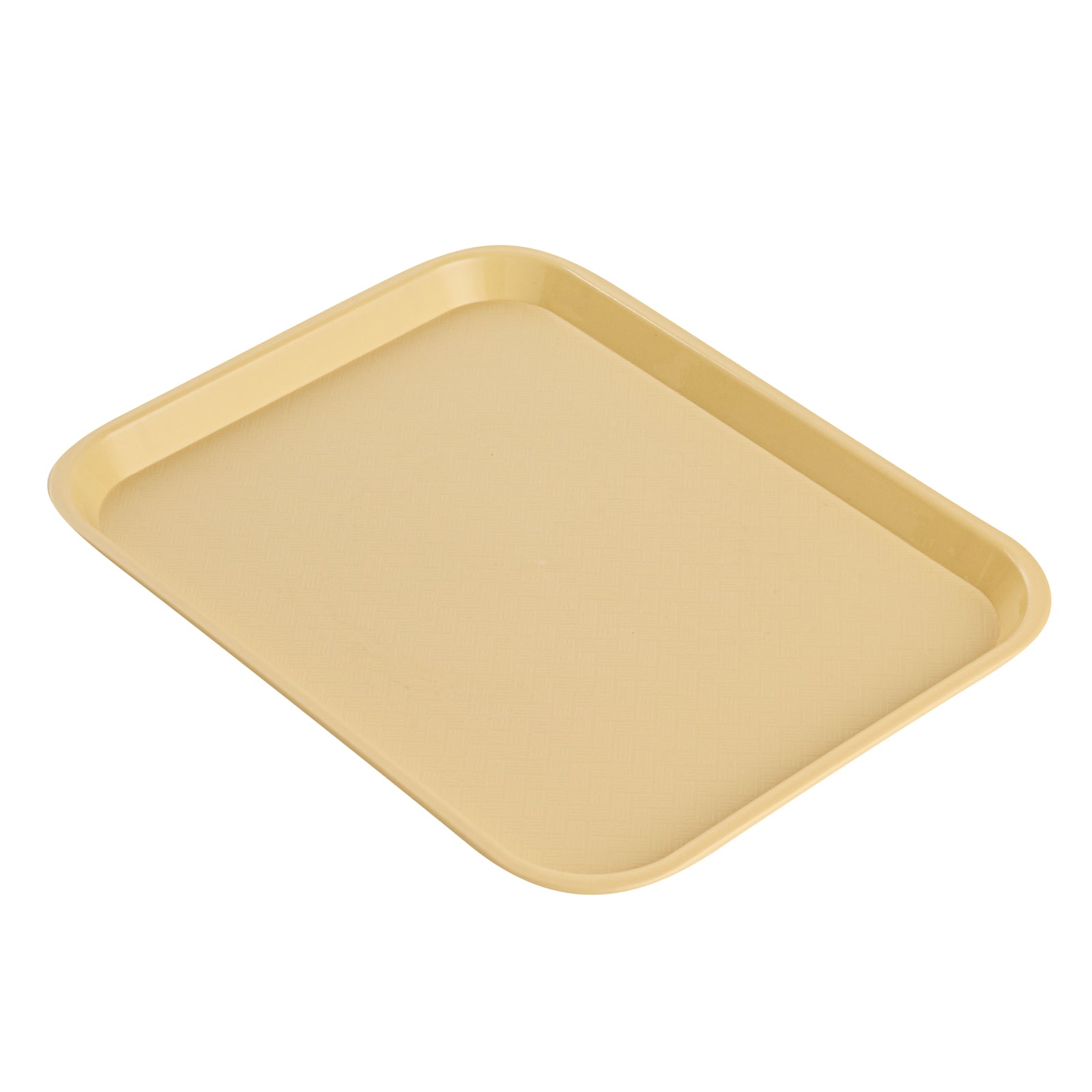 Chef 101 Rectangle Beige Plastic Fast Food Tray - 14" x 18" - 50 count box
