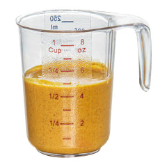 Chef 101 1-cup Clear Plastic Measuring Cup - 3 3/4