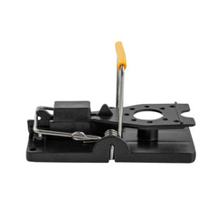 Pest Tek Black Plastic Mouse Trap - Kill Bar, Reusable - 3 3/4