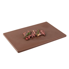 Chef 101 Brown Plastic Cutting Board - 18