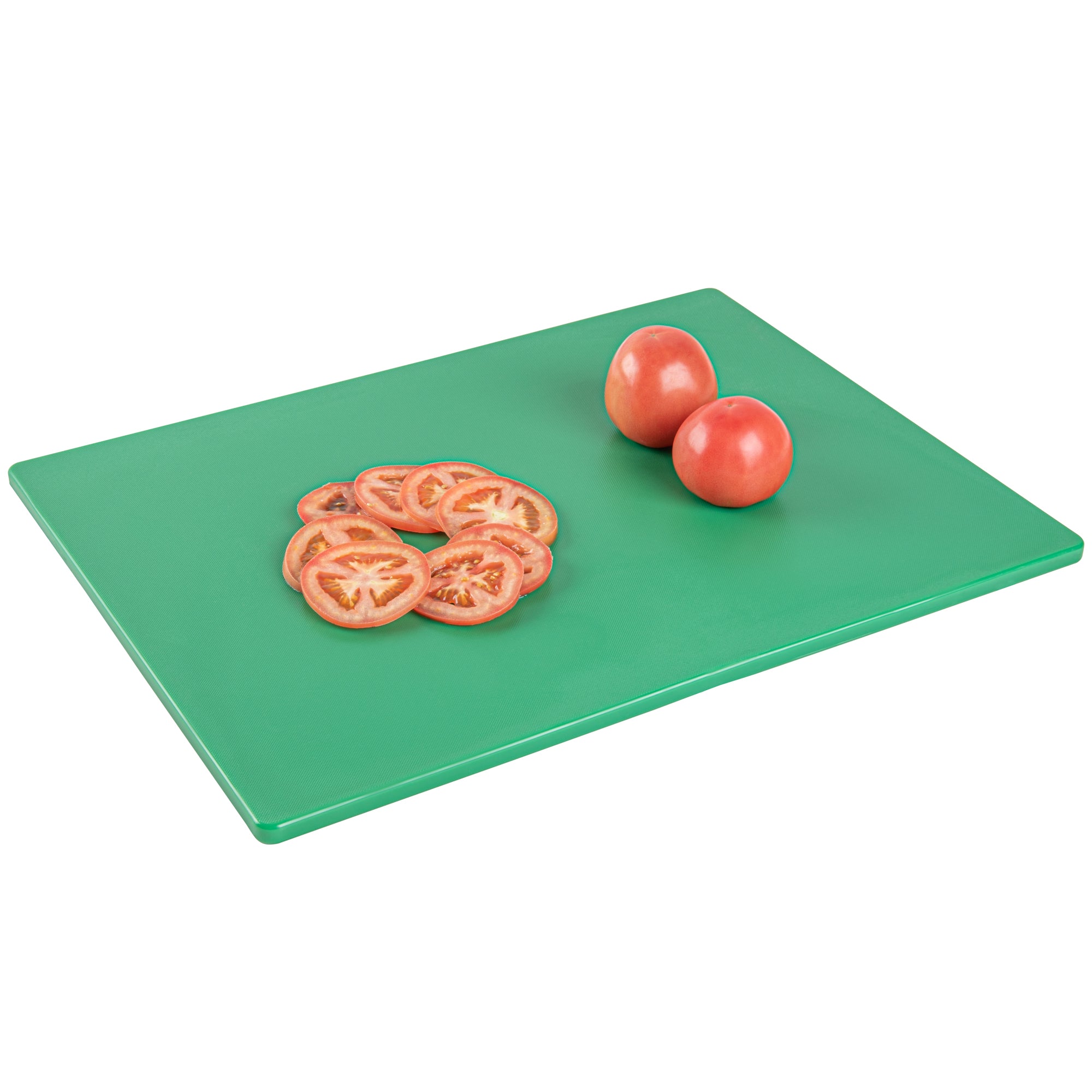 Chef 101 Green Plastic Cutting Board - 20" x 15" - 10 count box