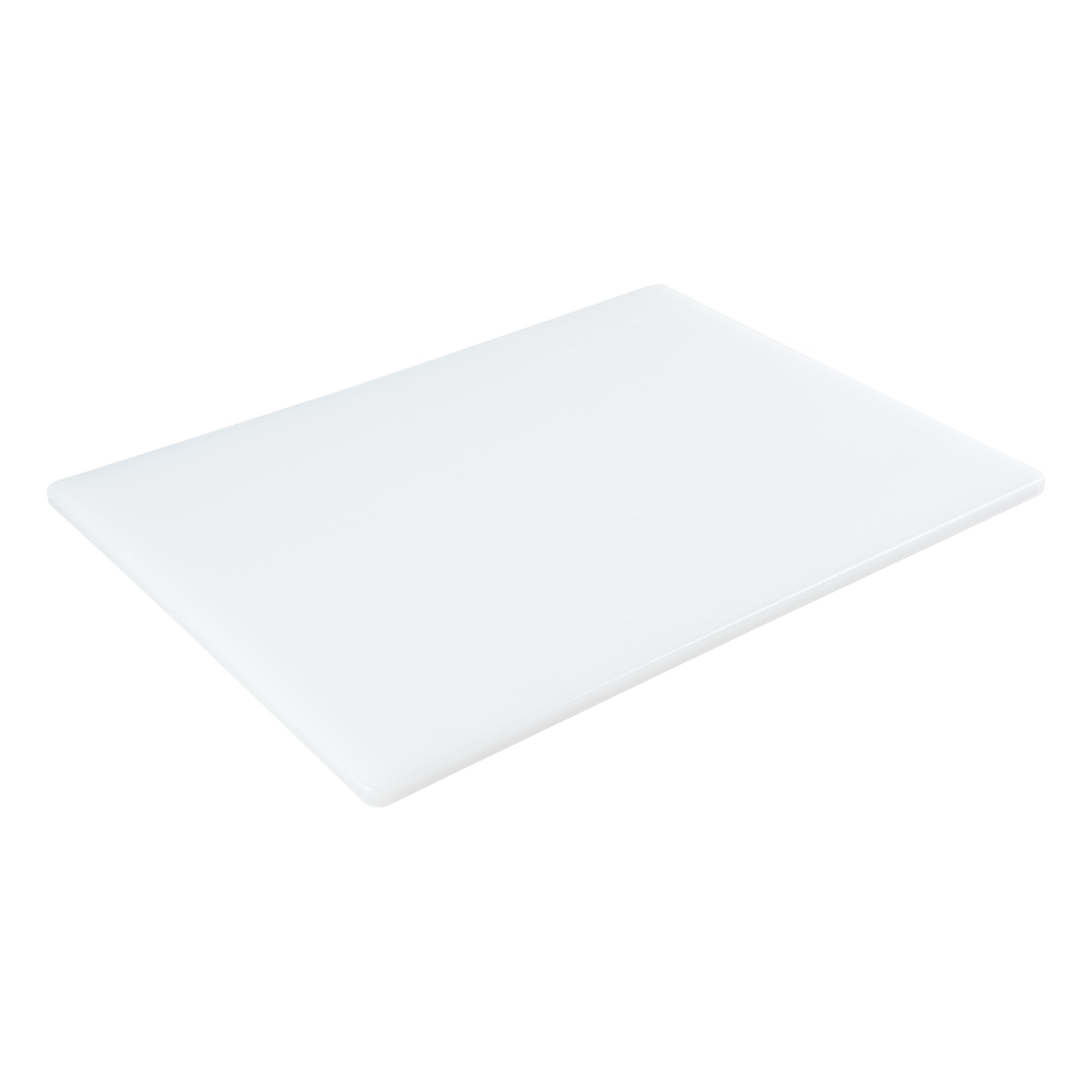 Chef 101 White Plastic Cutting Board - 20" x 15" x 1/2" - 10 count box