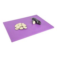 Chef 101 Purple Plastic Cutting Board - 24