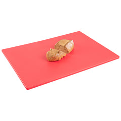 Chef 101 Red Plastic Cutting Board - 24