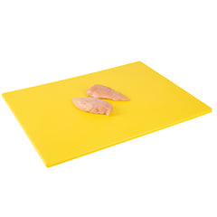 Chef 101 Yellow Plastic Cutting Board - 24