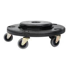 Clean Tek Professional Plastic Commercial Trash Can / Ingredient Bin Dolly - Fits 20, 32, 44 and 55 gal - 1 count box