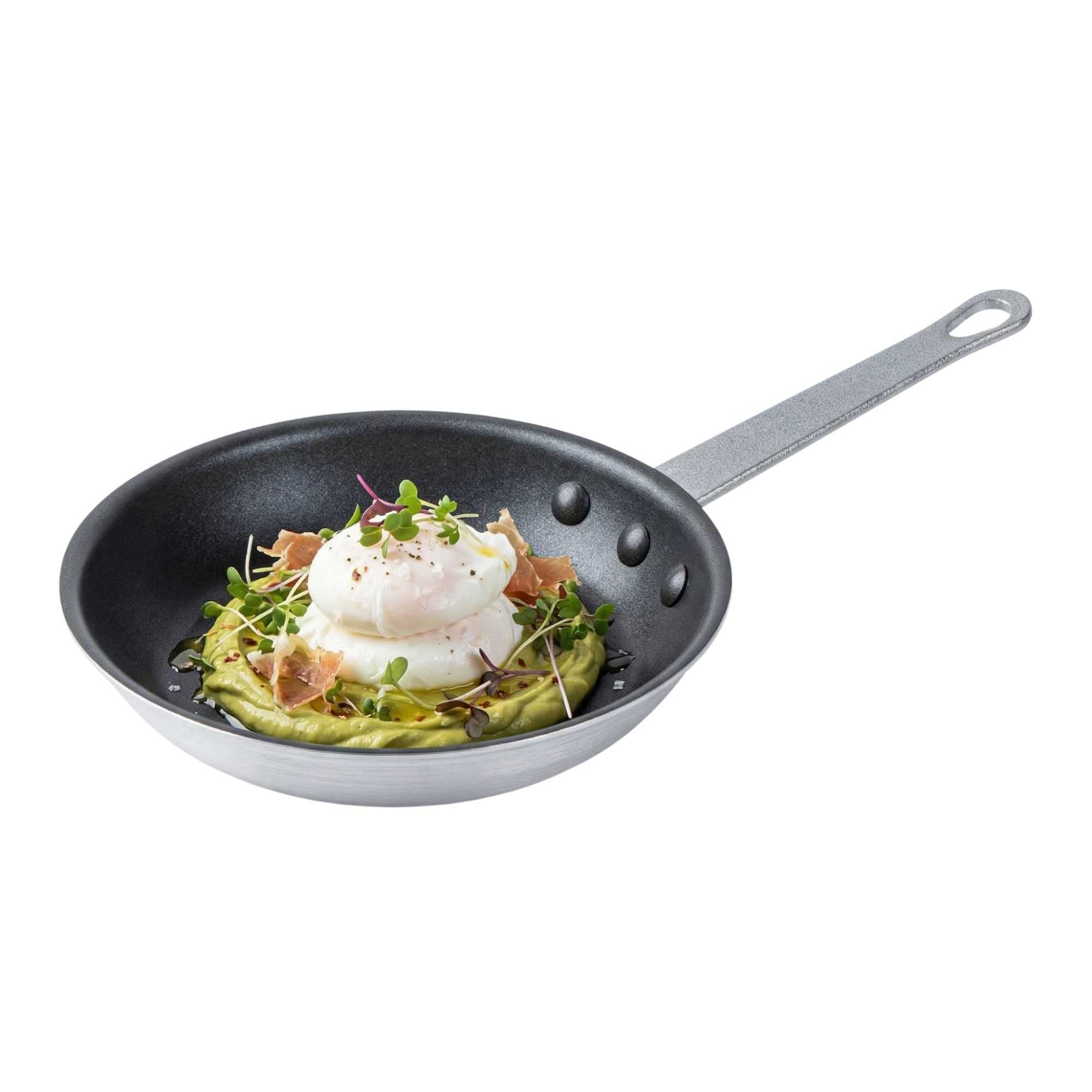Met Lux Aluminum 7" Fry Pan - Non-Stick - 6 count box