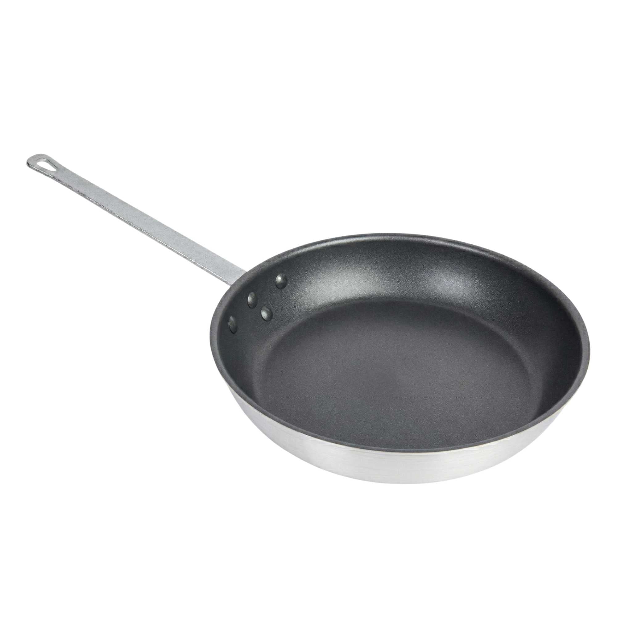 Met Lux Aluminum 12" Fry Pan - Non-Stick - 6 count box