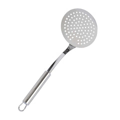 German Standard Stainless Steel Skimmer - 12'' x 4 1/4'' - 6 count box