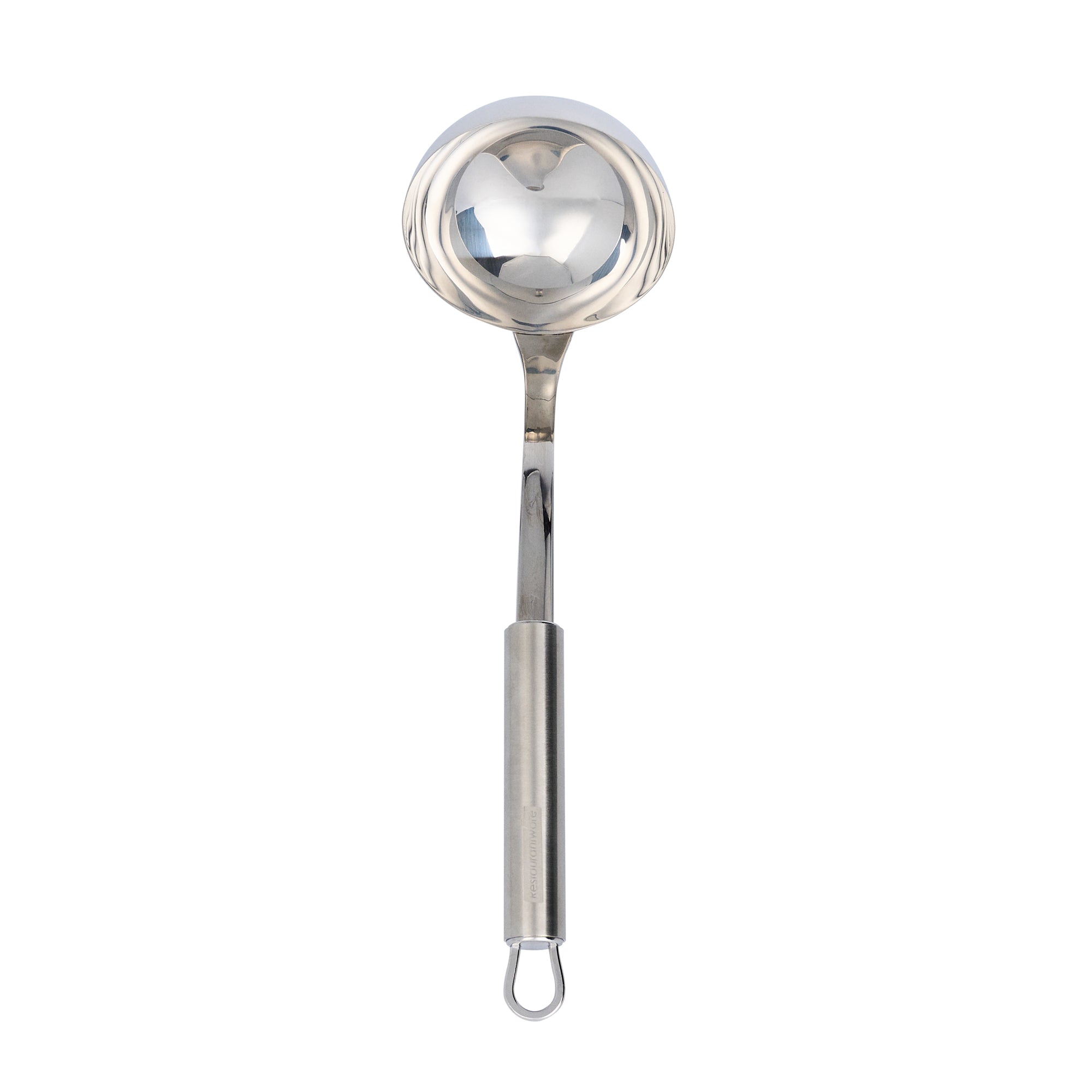 German Standard Stainless Steel Serving Ladle - One-Piece - 11 1/2'' - 1 count box