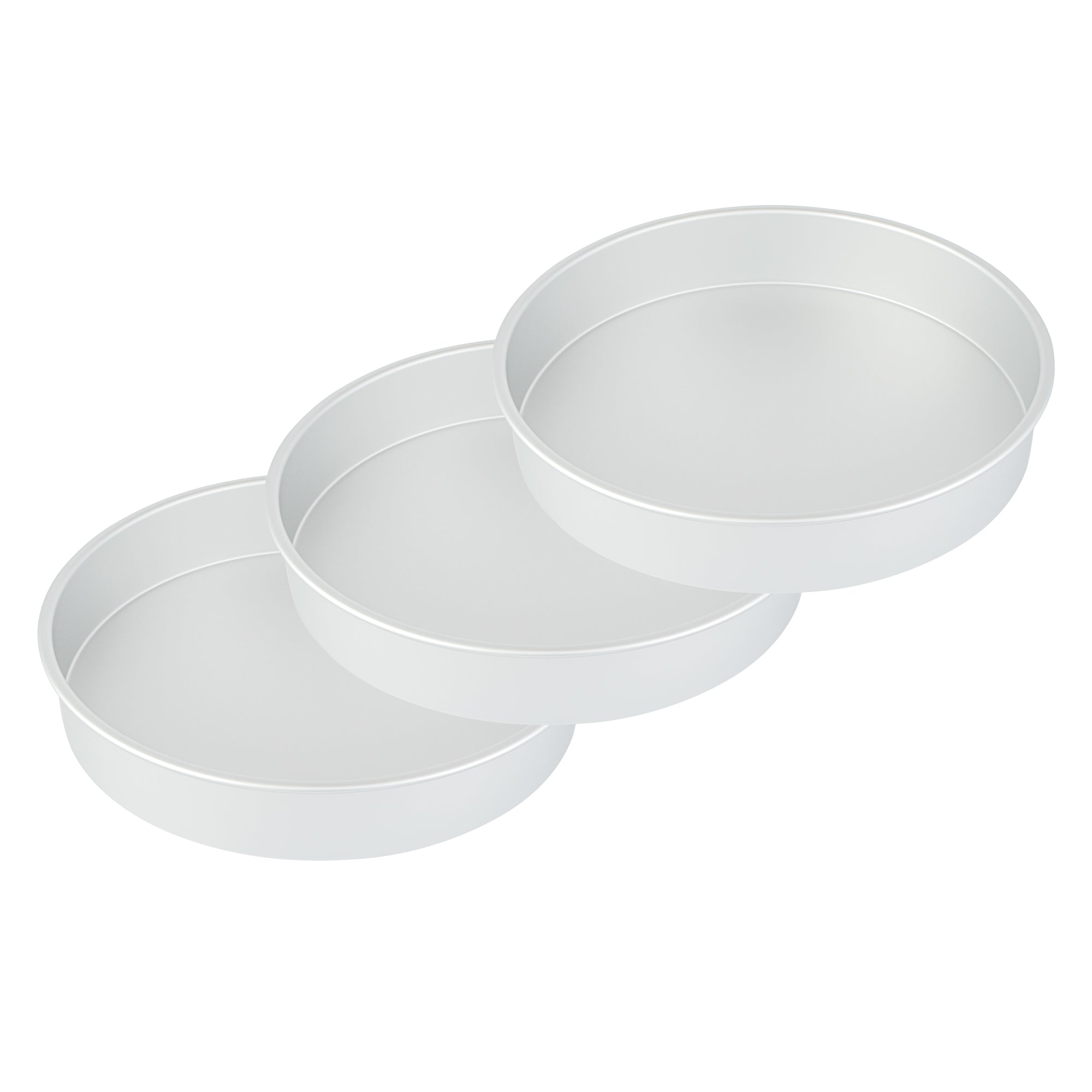 Met Lux Round Aluminum Straight-Sided Cake Pan - 16" x 16" x 3" - 1 count box