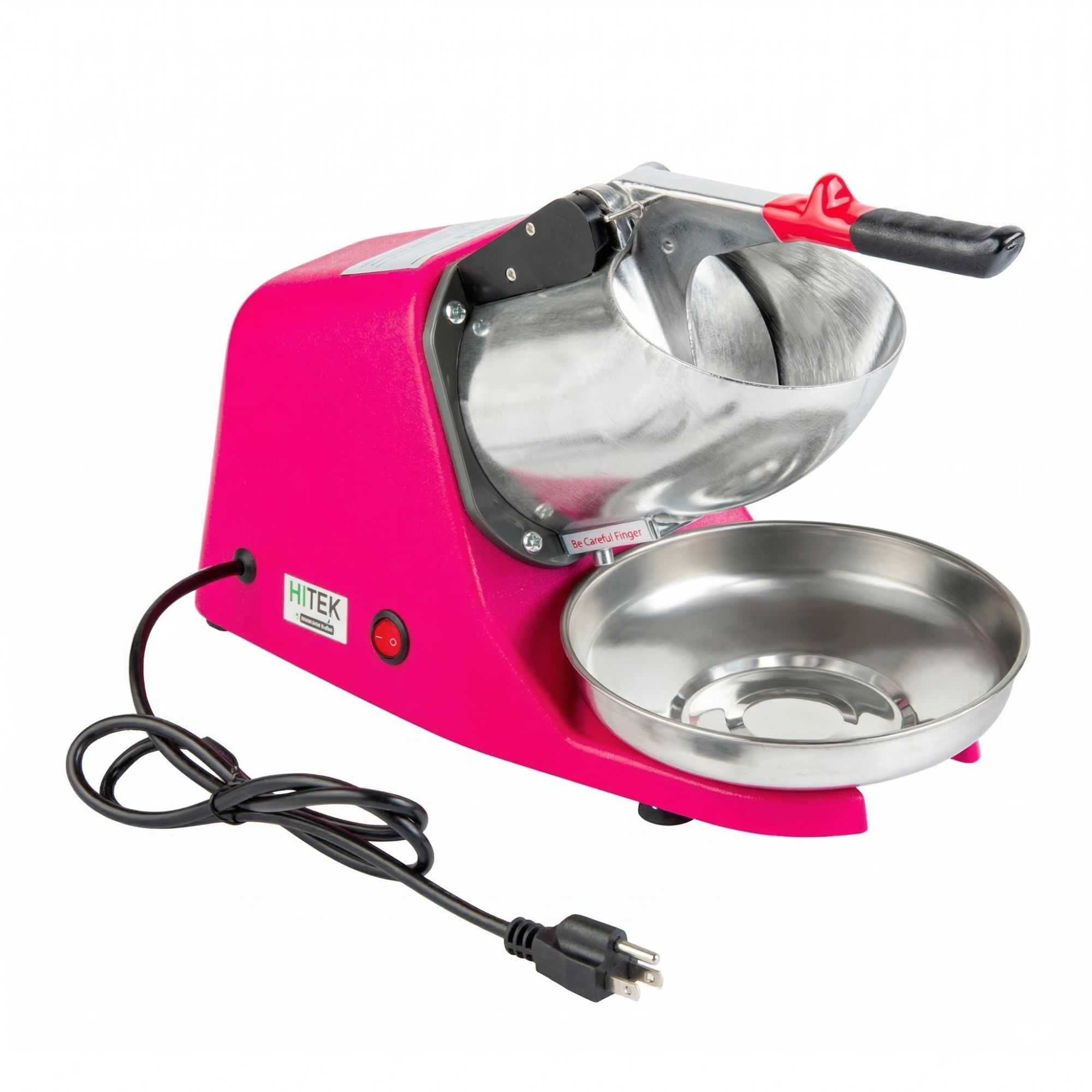 Hi Tek Pink Countertop Ice Crusher - 110V, 350W - 1 count box