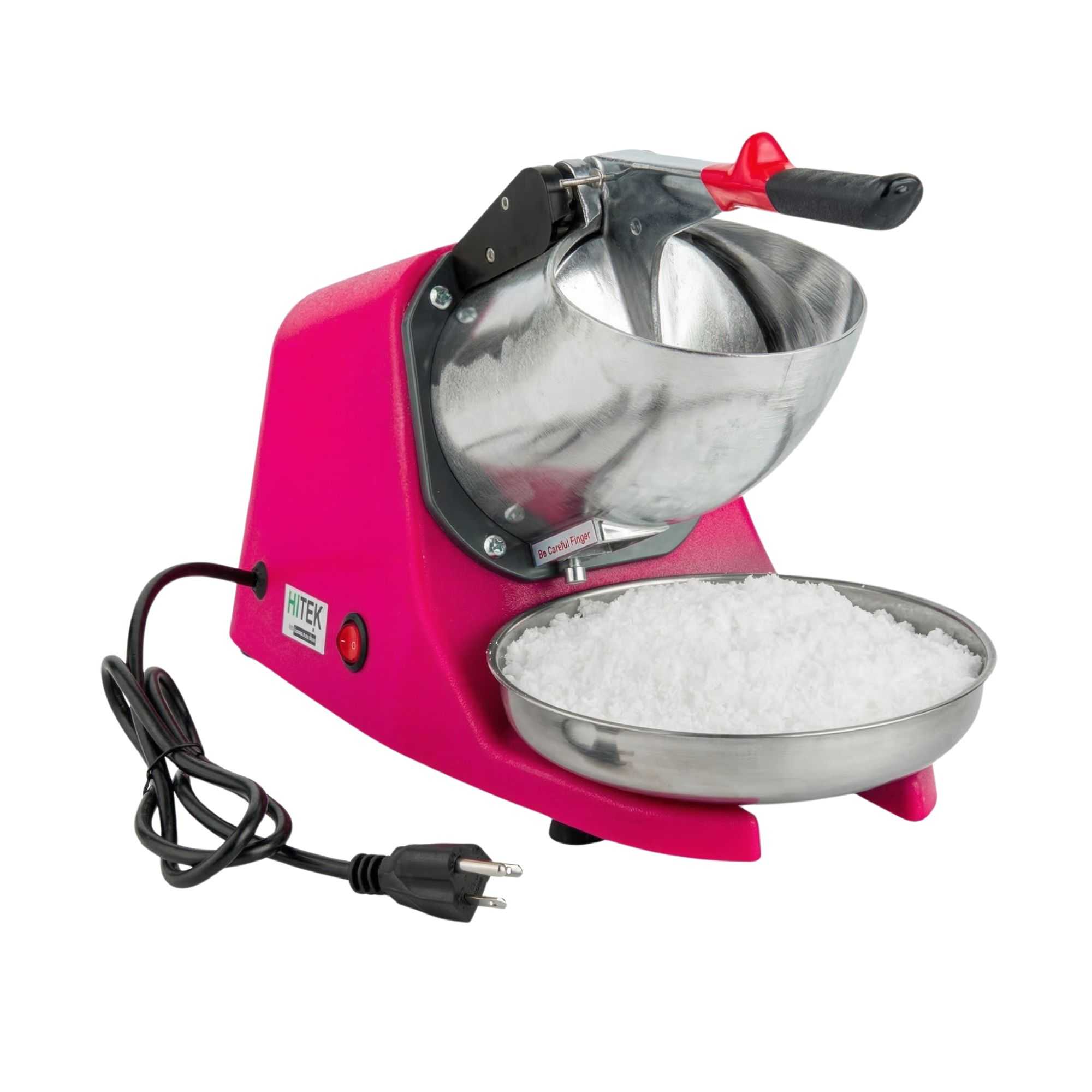 Hi Tek Pink Countertop Ice Crusher - 110V, 350W - 1 count box