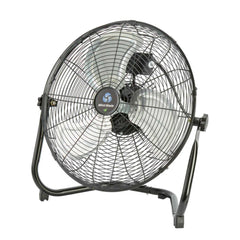 Wind Blade 3-Speed Industrial Floor Fan - Tilt Head, 1/7 HP, 4,080 CFM - 18