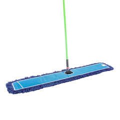 Clean Tek Professional Blue Cotton-Poly Blend Dust / Dry Mop - with 64