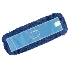 Clean Tek Professional Blue Cotton-Poly Dust Mop Head - 24