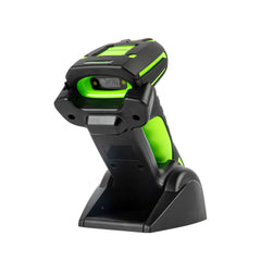 Handy Tek Black and Green Wireless Scanner Kit - Ultra-Rugged, Adjustable Charging Cradle - 20 count box