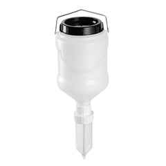 Sauce Tek 3L Plastic Hanging Bottle Condiment Pump Dispenser - with Squeeze Nozzle - 6