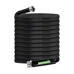 Handy Tek Black Fabric Garden Hose - Lightweight, Kink-Free, Flexible - 25' - 1 count box