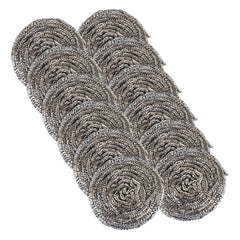 Clean Tek Professional 50g Stainless Steel Scrubber - 10 count box