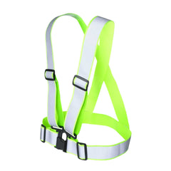 Be Safe Lime High Visibility Safety Suspenders - 1.57