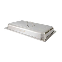 Cater Tek Full Size Stainless Steel Chafer Cover - with Handle - 5 count box