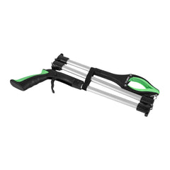 Clean Tek Professional 3-Fold Pick-Up Reaching Grabber Tool - Magnetic Tip, 360 Degree Rotating Head, Trigger Grip - 43