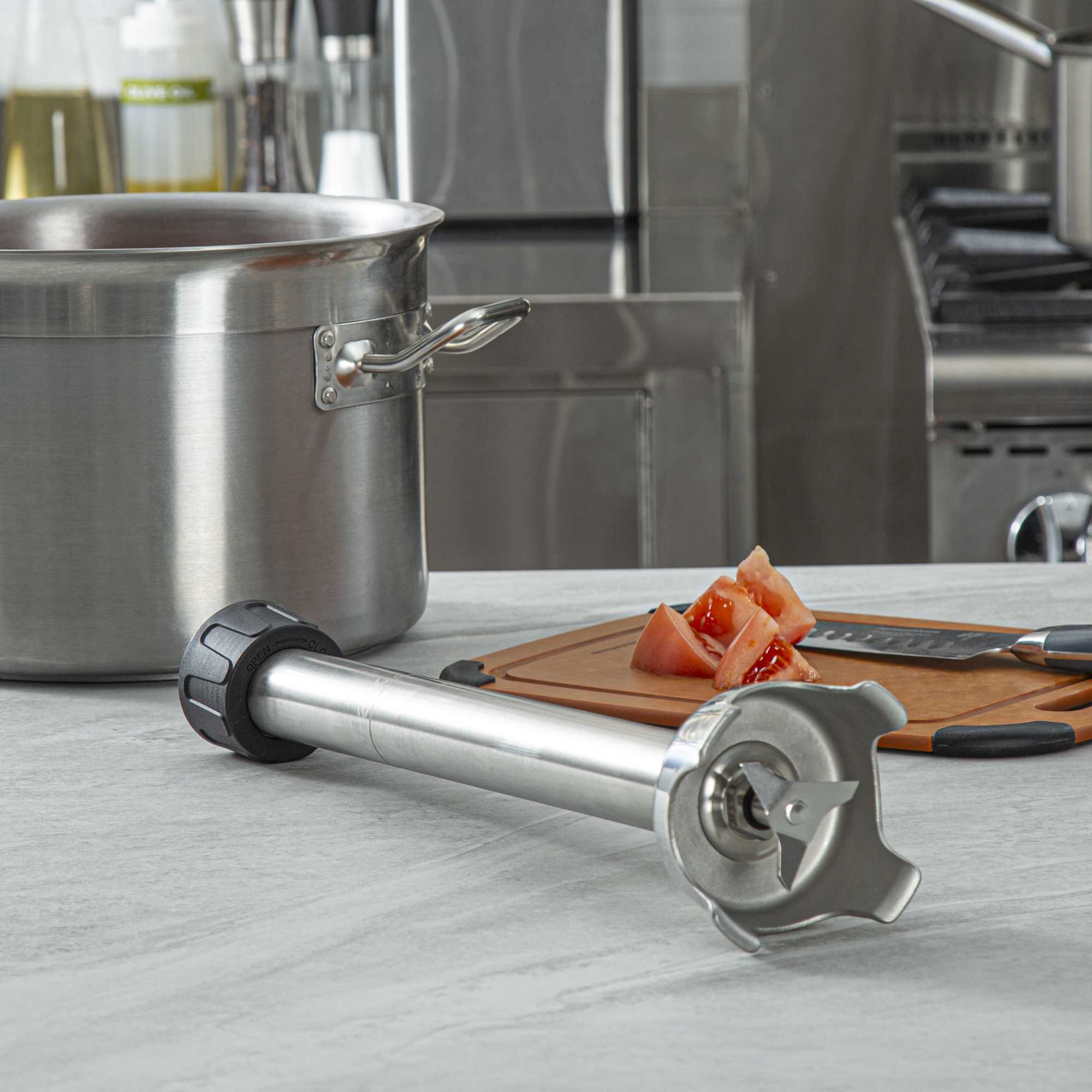 Hi Tek Stainless Steel Blending Shaft - For Variable Speed Immersion Blender - 16" - 1 count box