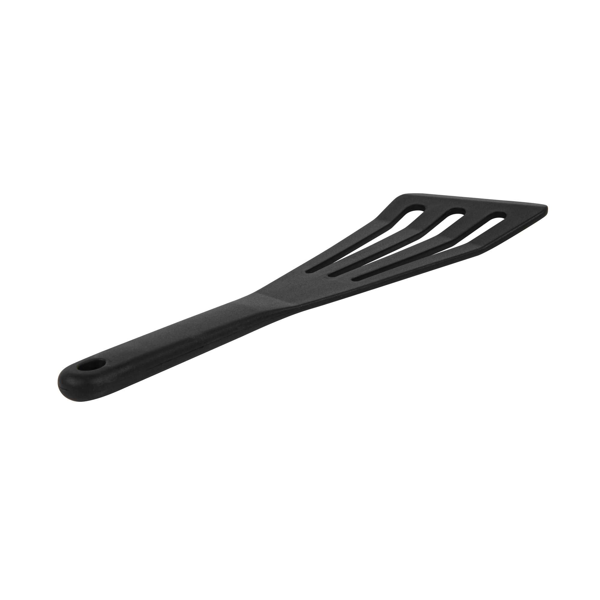 Met Lux Black Silicone High Temperature Slotted Turner / Spatula - 12 1/4" - 1 count box