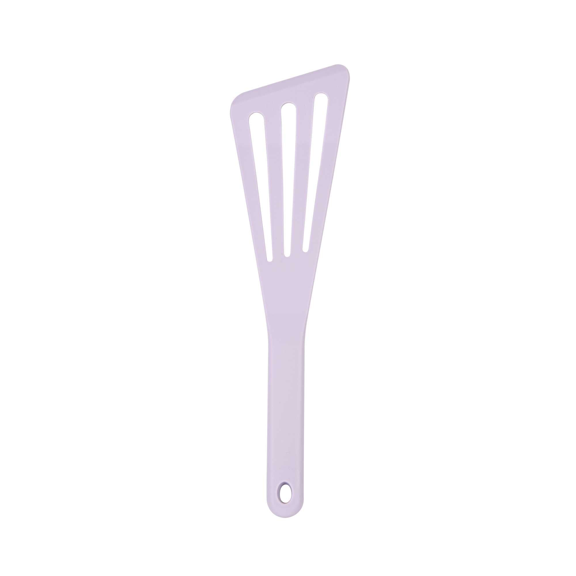Met Lux Purple Silicone High Temperature Slotted Turner / Spatula - 12 1/4" - 1 count box