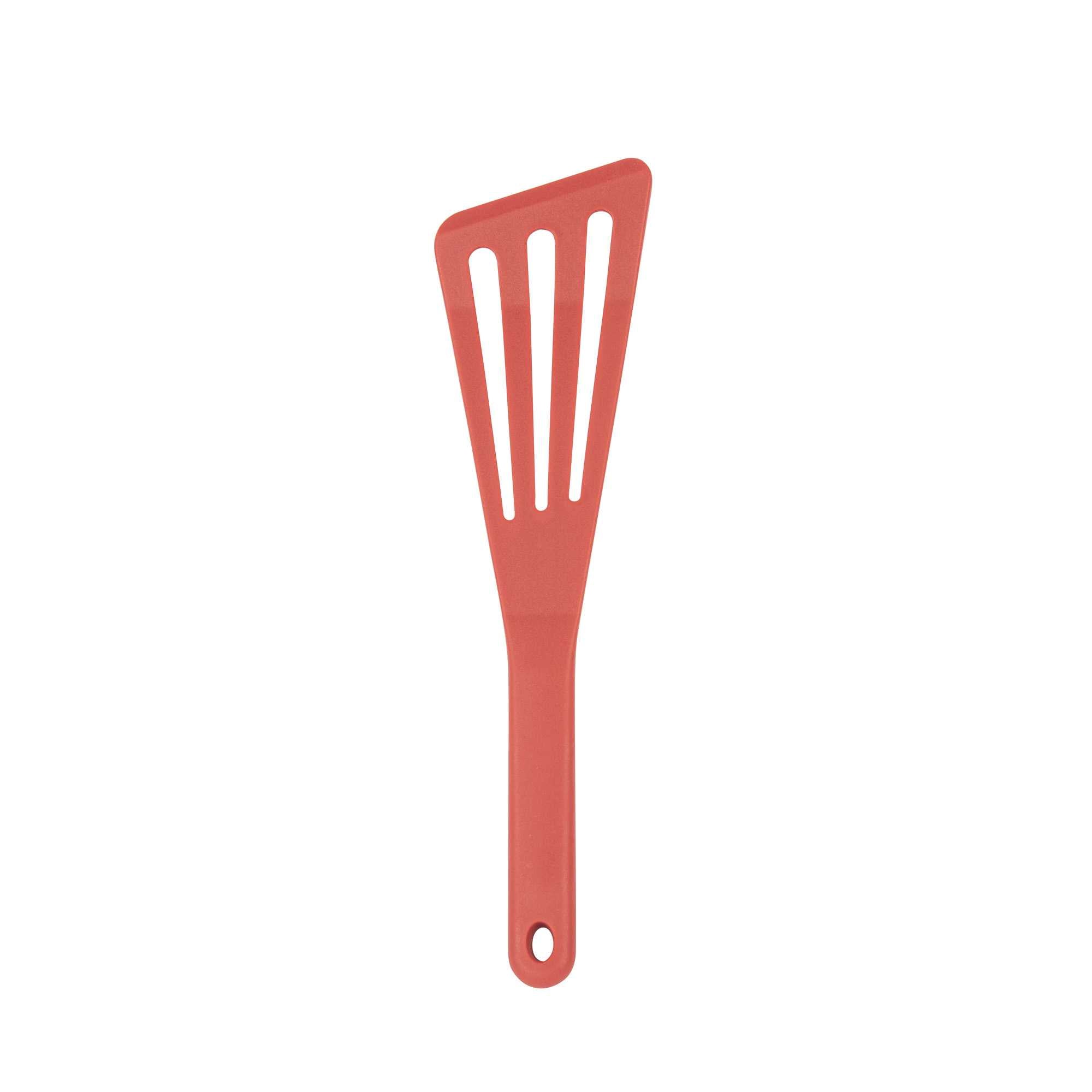Met Lux Red Silicone High Temperature Slotted Turner / Spatula - 12 1/4" - 1 count box