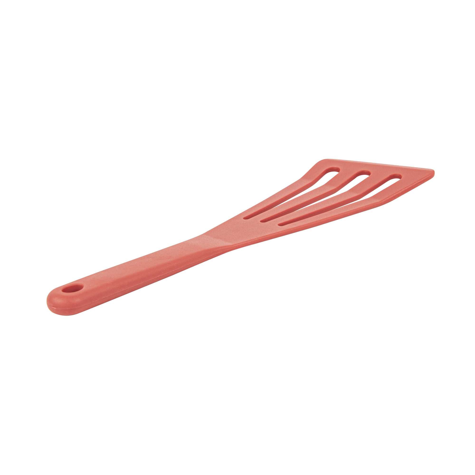 Met Lux Red Silicone High Temperature Slotted Turner / Spatula - 12 1/4" - 1 count box
