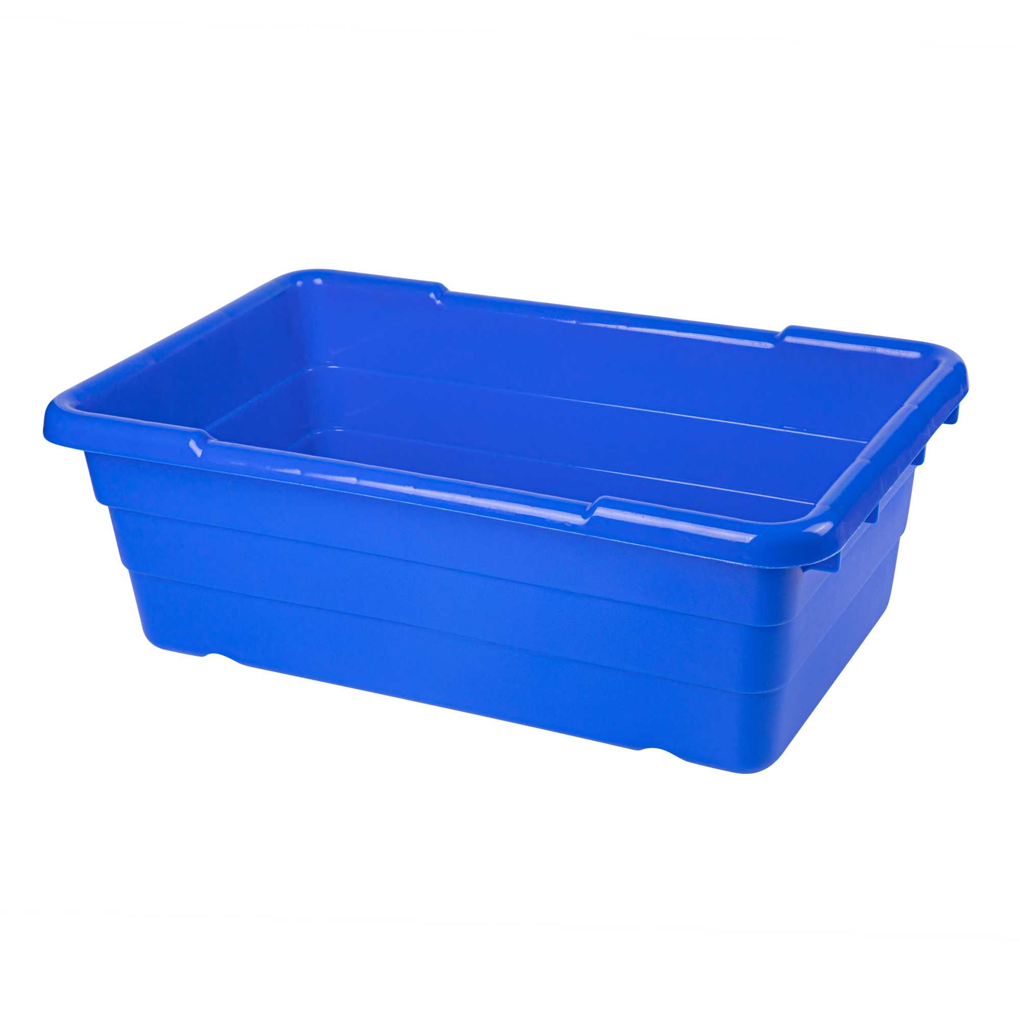 Met Lux Blue Meat Lug / Tote Box - 24 3/4" x 15 3/4" x 8 3/4" - 1 count box