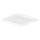 Met Lux Square White Polyethylene Lid - Fits 6 / 8 qt Food Storage Container - 10 count box
