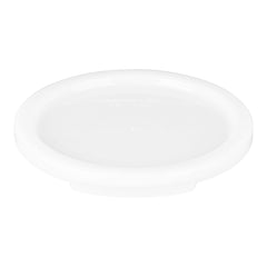 Met Lux Round White Polyethylene Lid - Fits 1 qt Food Storage Container - 1 count box