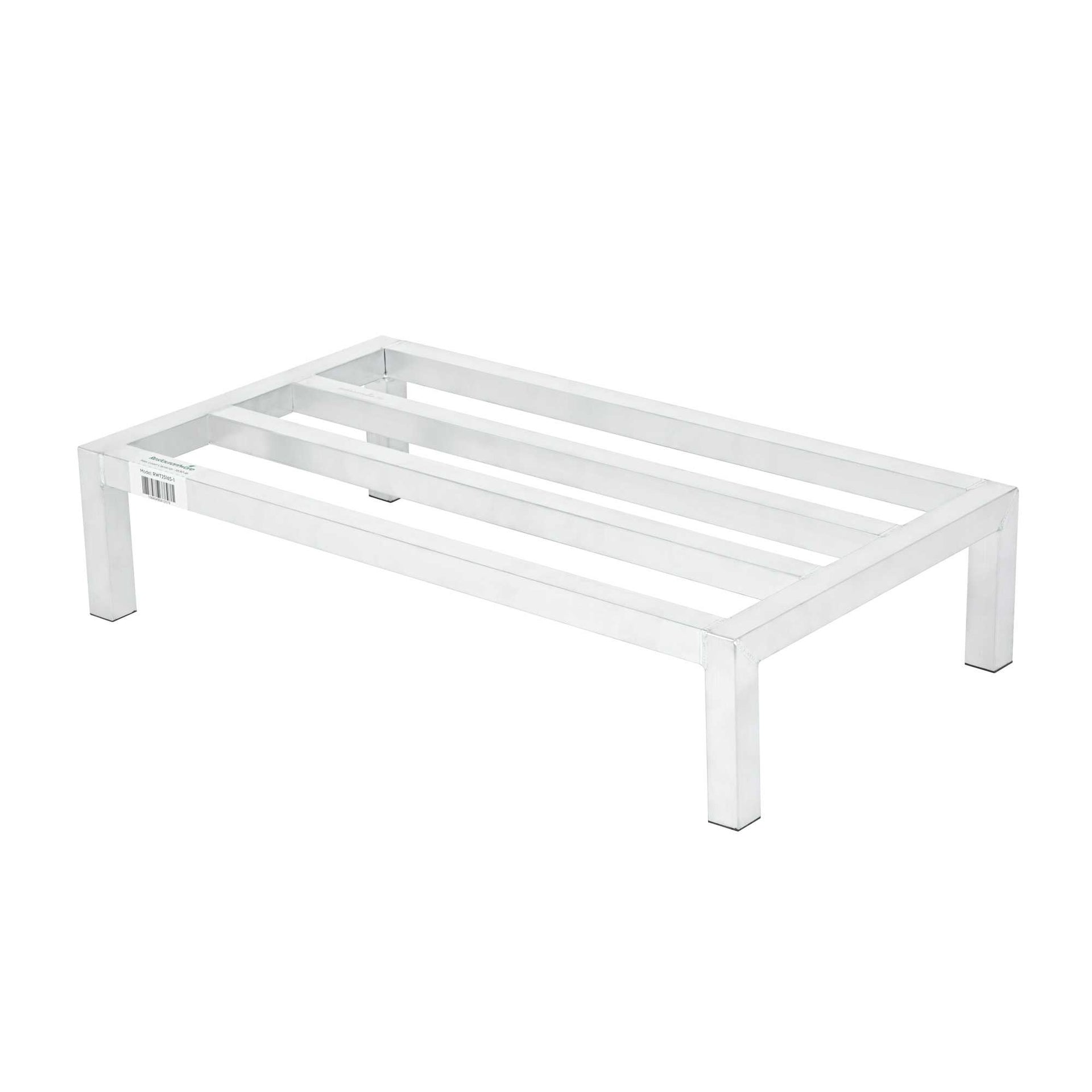 Kitchen Tek Aluminum Dunnage Rack - 1630 Lb Capacity - 36" x 20" x 8" - 1 count box
