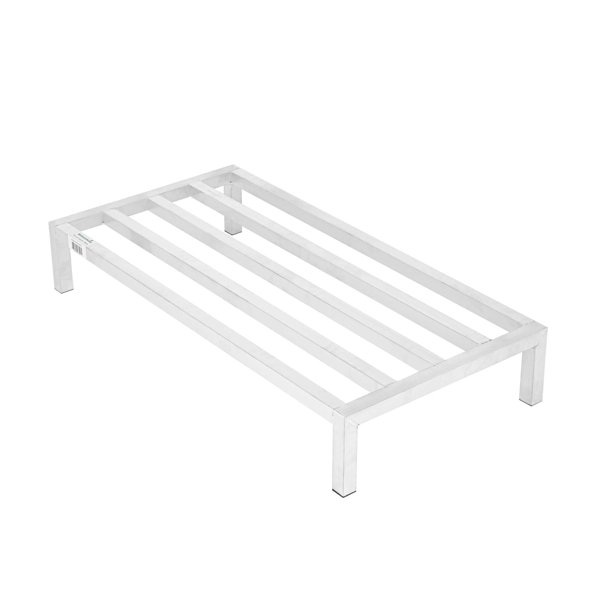 Kitchen Tek Aluminum Dunnage Rack - 1780 Lb Capacity - 48" x 24" x 8" - 1 count box