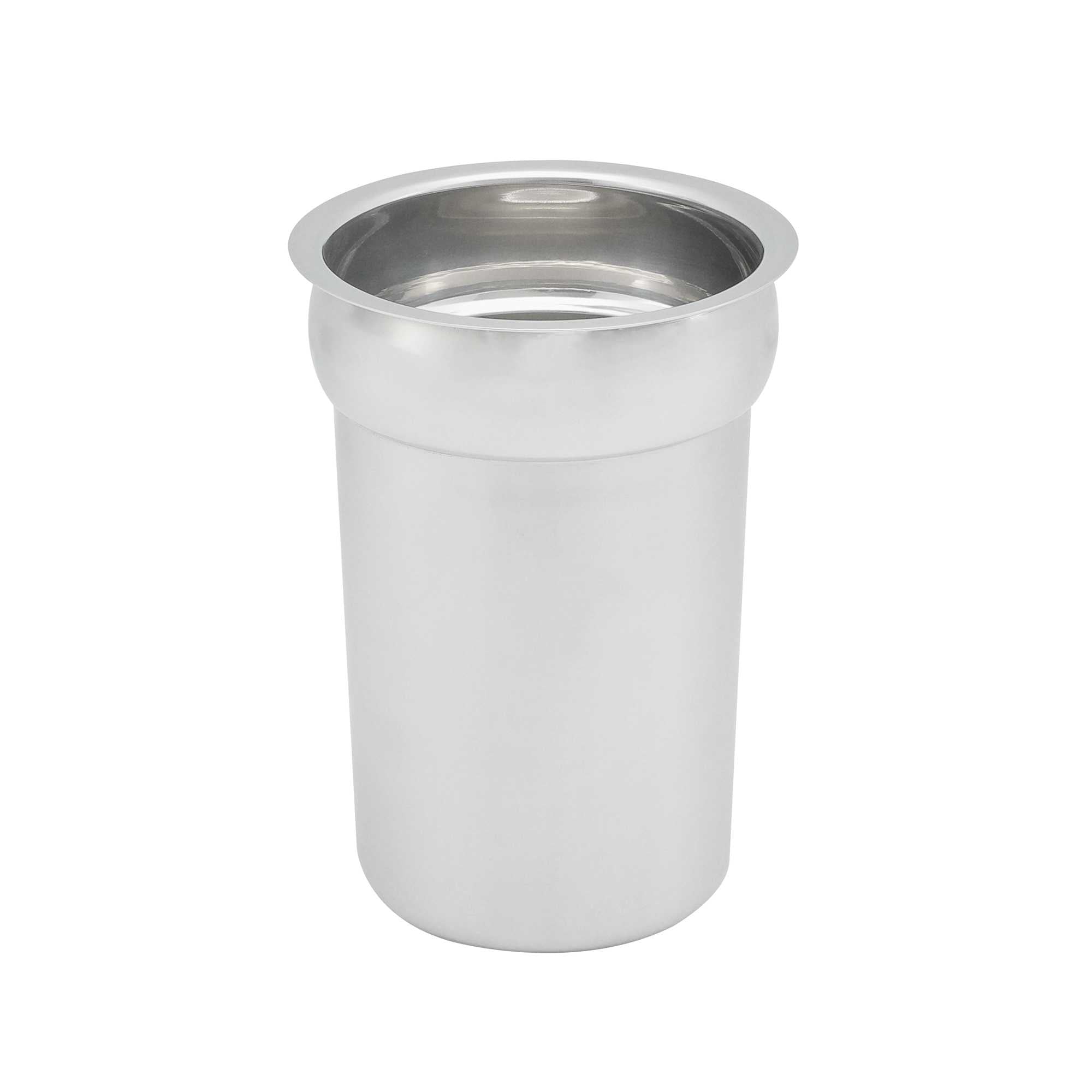 Met Lux 2.5 qt Commercial Grade Stainless Steel Vegetable Inset Pot - 6 count box