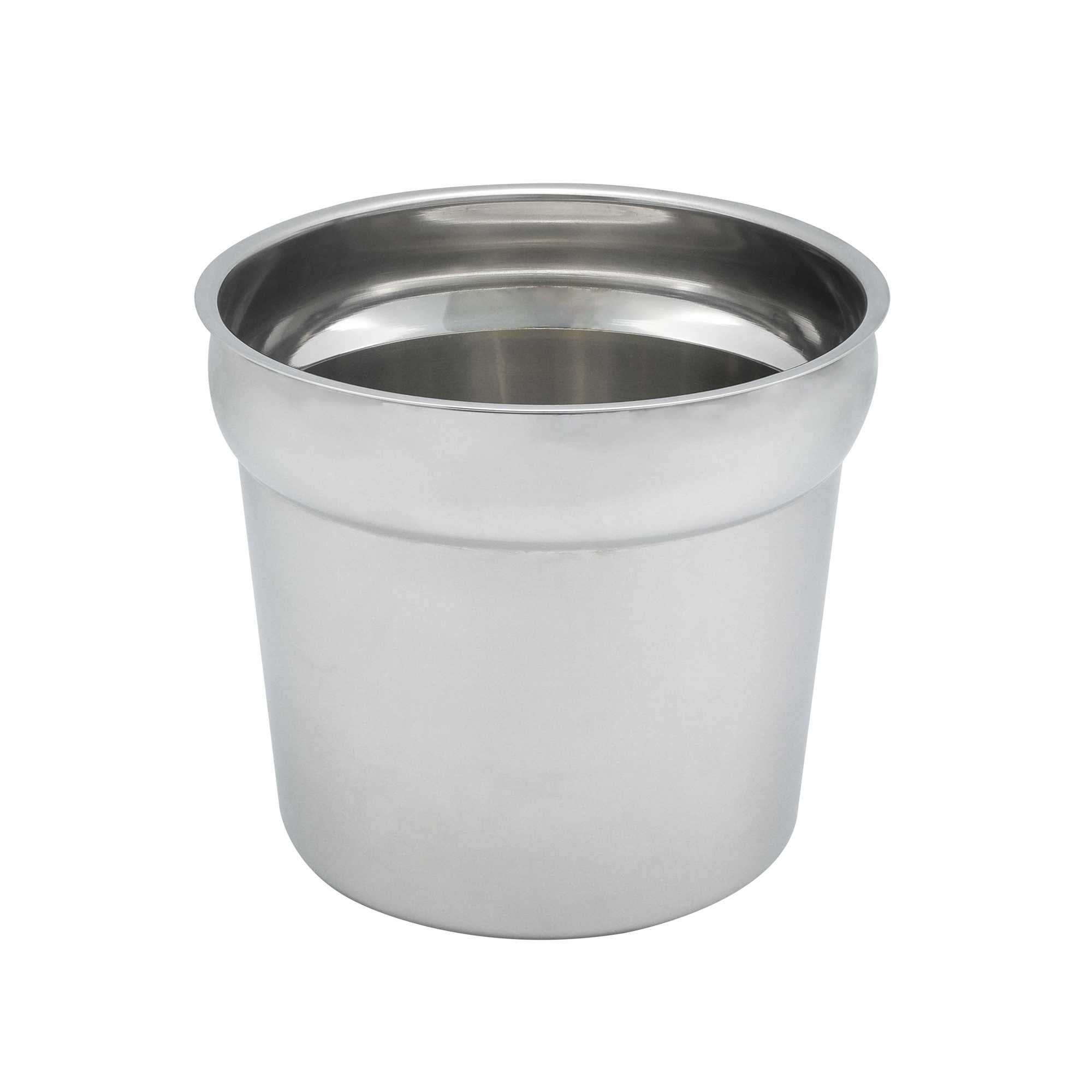 Met Lux 7 qt Commercial Grade Stainless Steel Vegetable Inset Pot - 6 count box