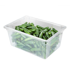 Met Lux Rectangle Clear Polycarbonate Food Storage Box - 26