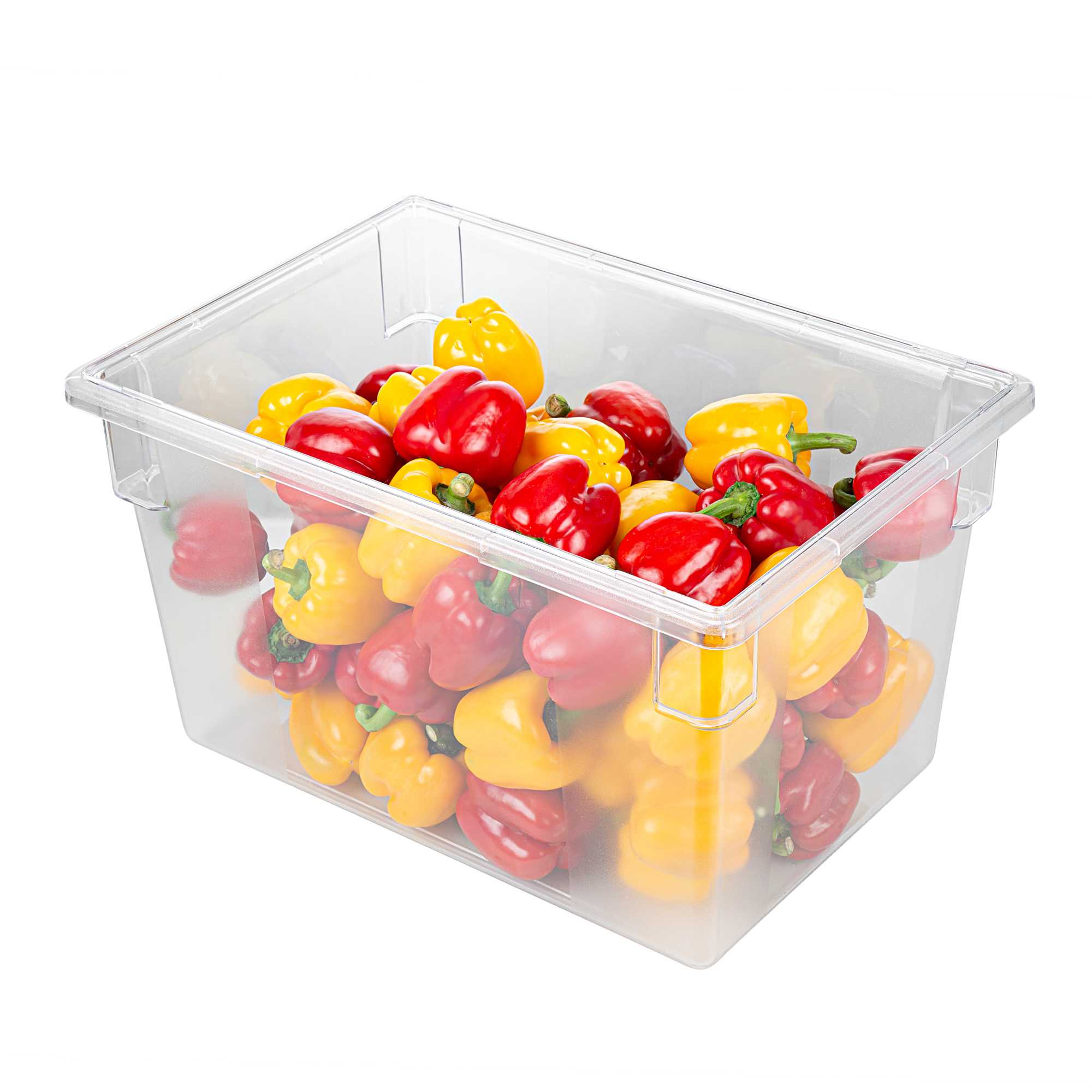 Met Lux Rectangle Clear Polycarbonate Food Storage Box - 26" x 18" x 15" - 1 count box