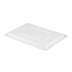 Met Lux Rectangle White Polyethylene Lid - Fits Food Storage Boxes - 18