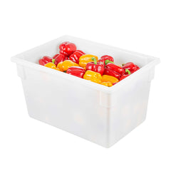 Met Lux Rectangle White Polyethylene Food Storage Box - 26