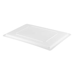 Met Lux Rectangle White Polyethylene Lid - Fits Food Storage Boxes - 26
