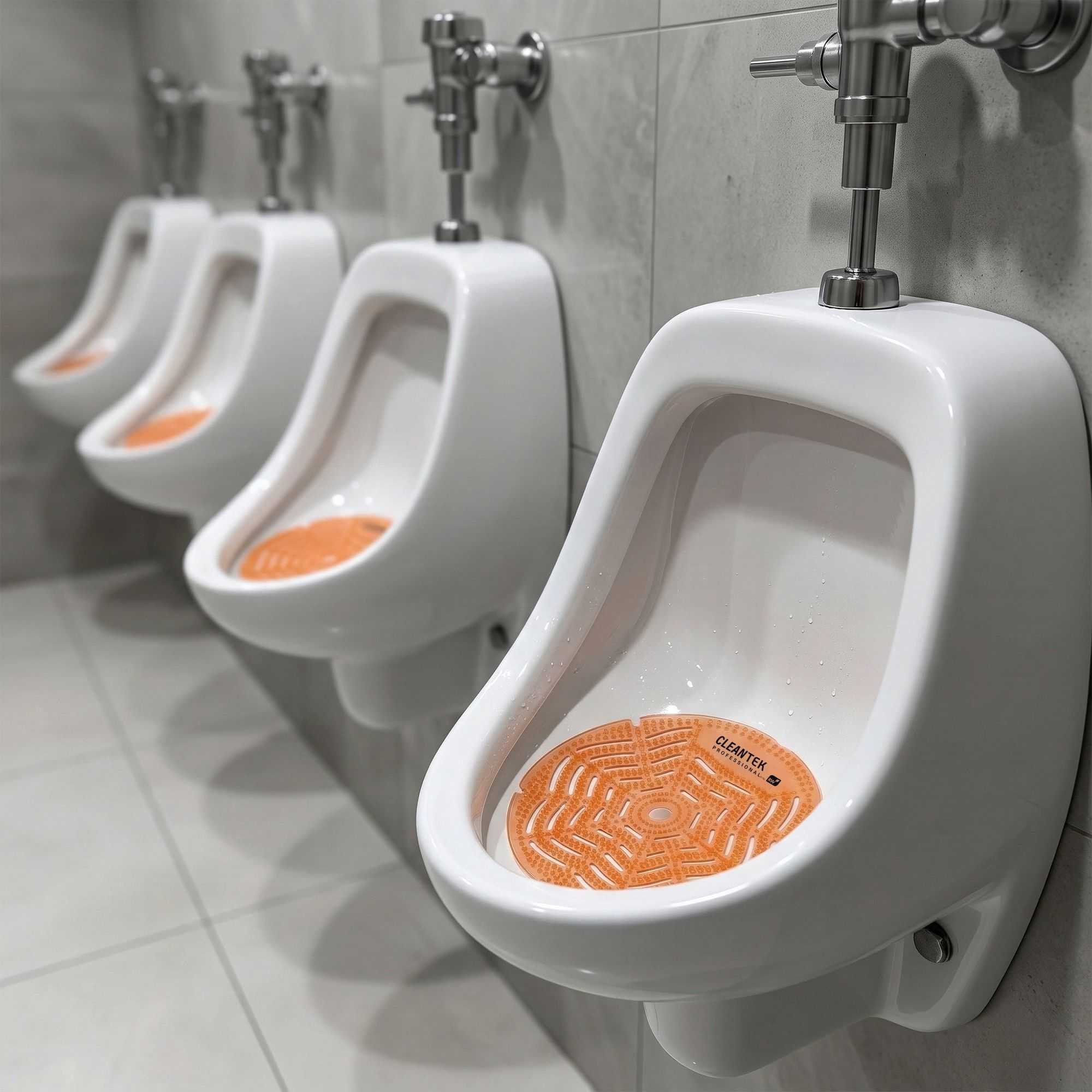 Clean Tek Professional Citrus Scent Deodorized Gel Urinal Screen - 10 count box