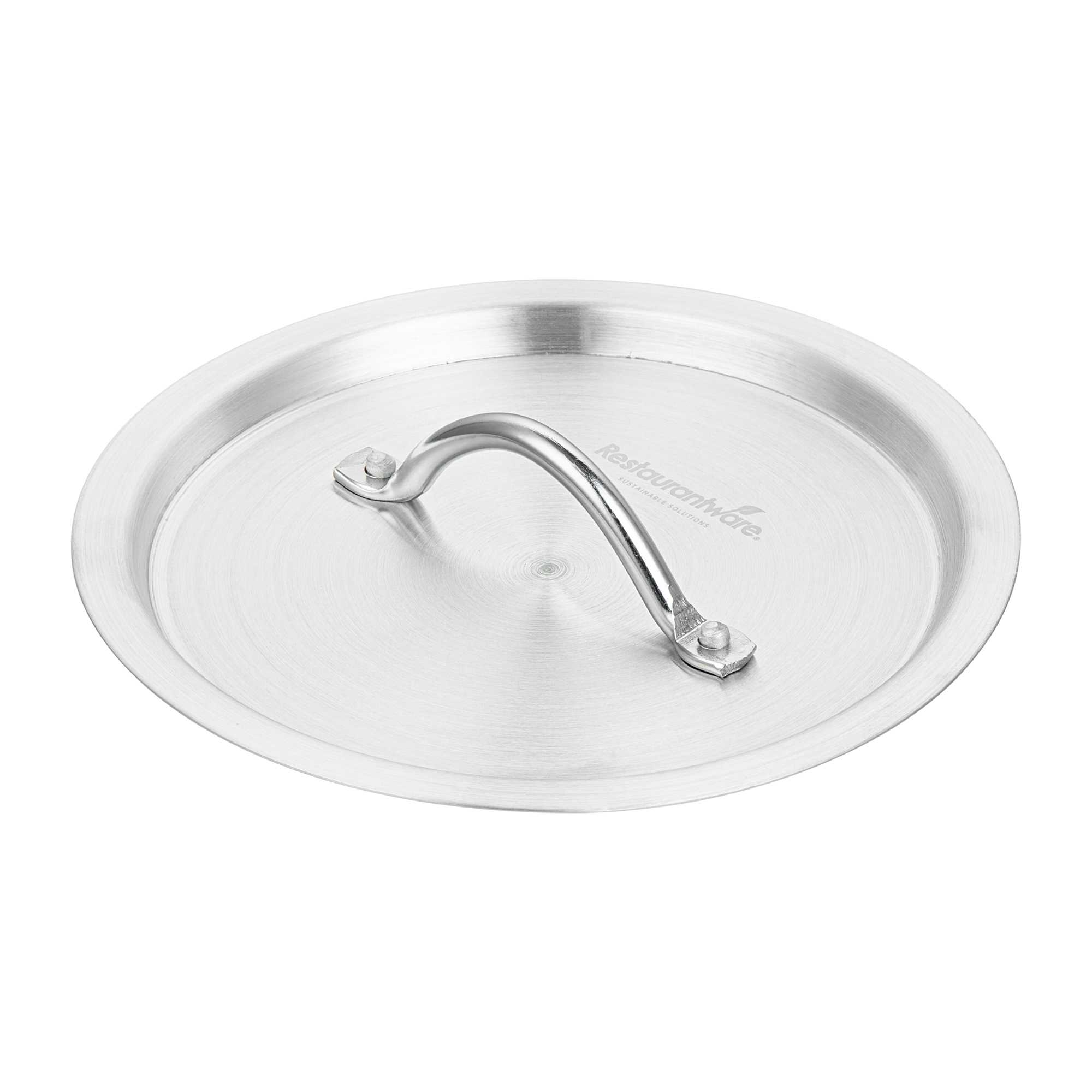 Met Lux Aluminum Sauce Pan Lid - Fits 2.75 qt Pan - 8 3/4" x 8 3/4" x 1 1/4" - 1 count box