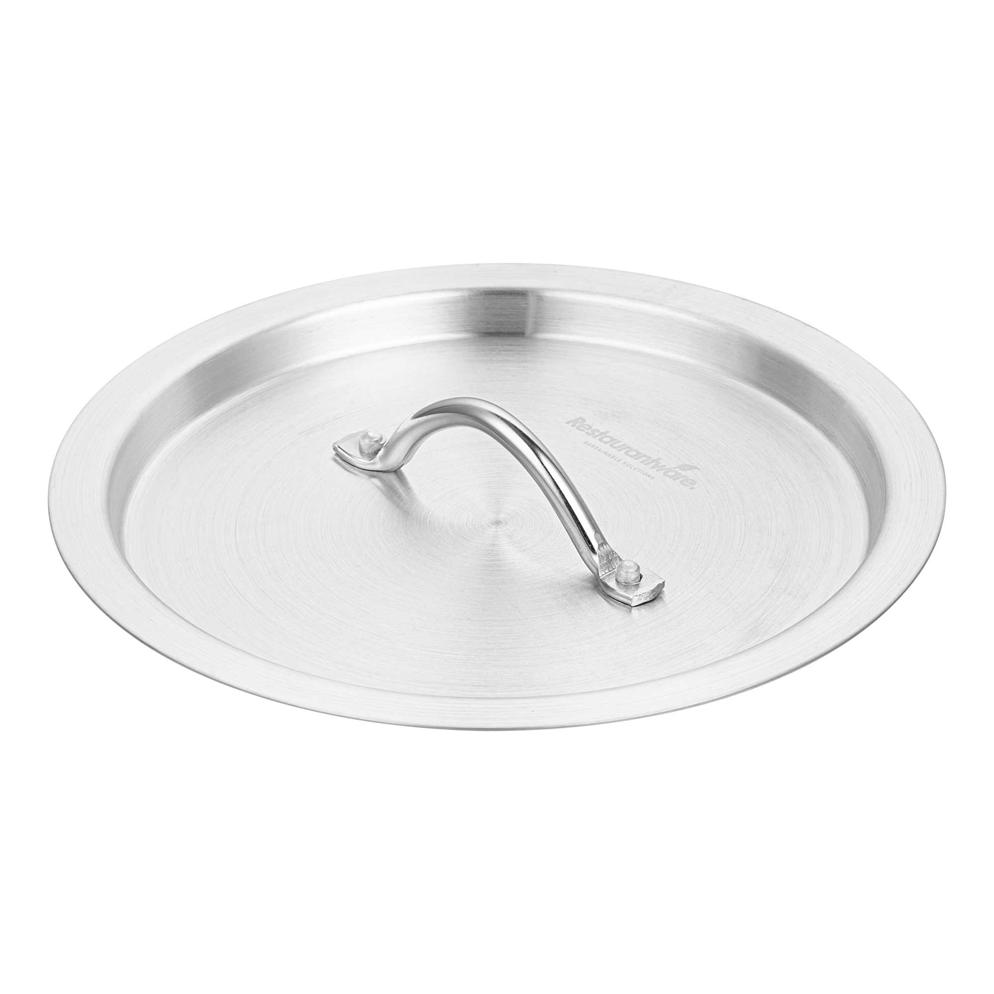 Met Lux Aluminum Sauce Pan Lid - Fits 4.5 qt Pan - 10 1/4" x 10 1/4" x 1 1/4" - 1 count box
