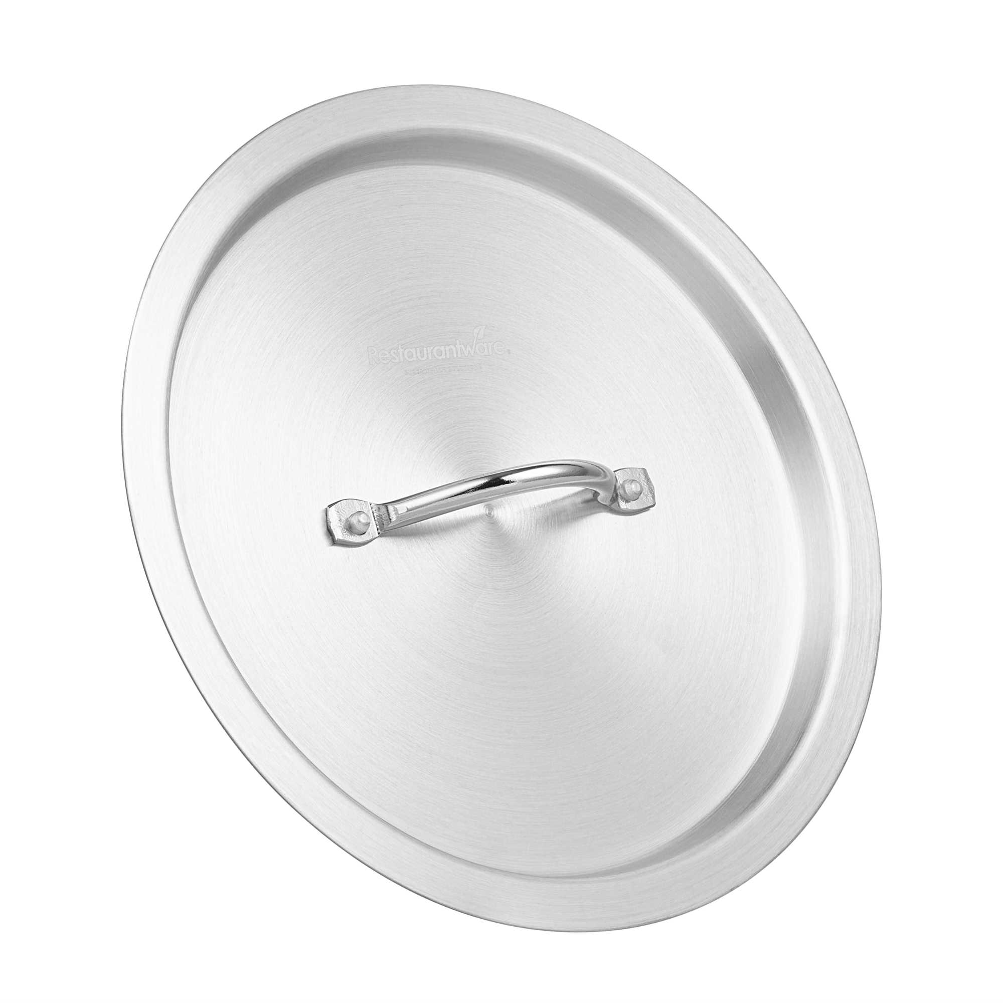 Met Lux Aluminum Sauce Pan Lid - Fits 5.5 qt Pan - 11 1/4" x 11 1/4" x 1 1/4" - 1 count box